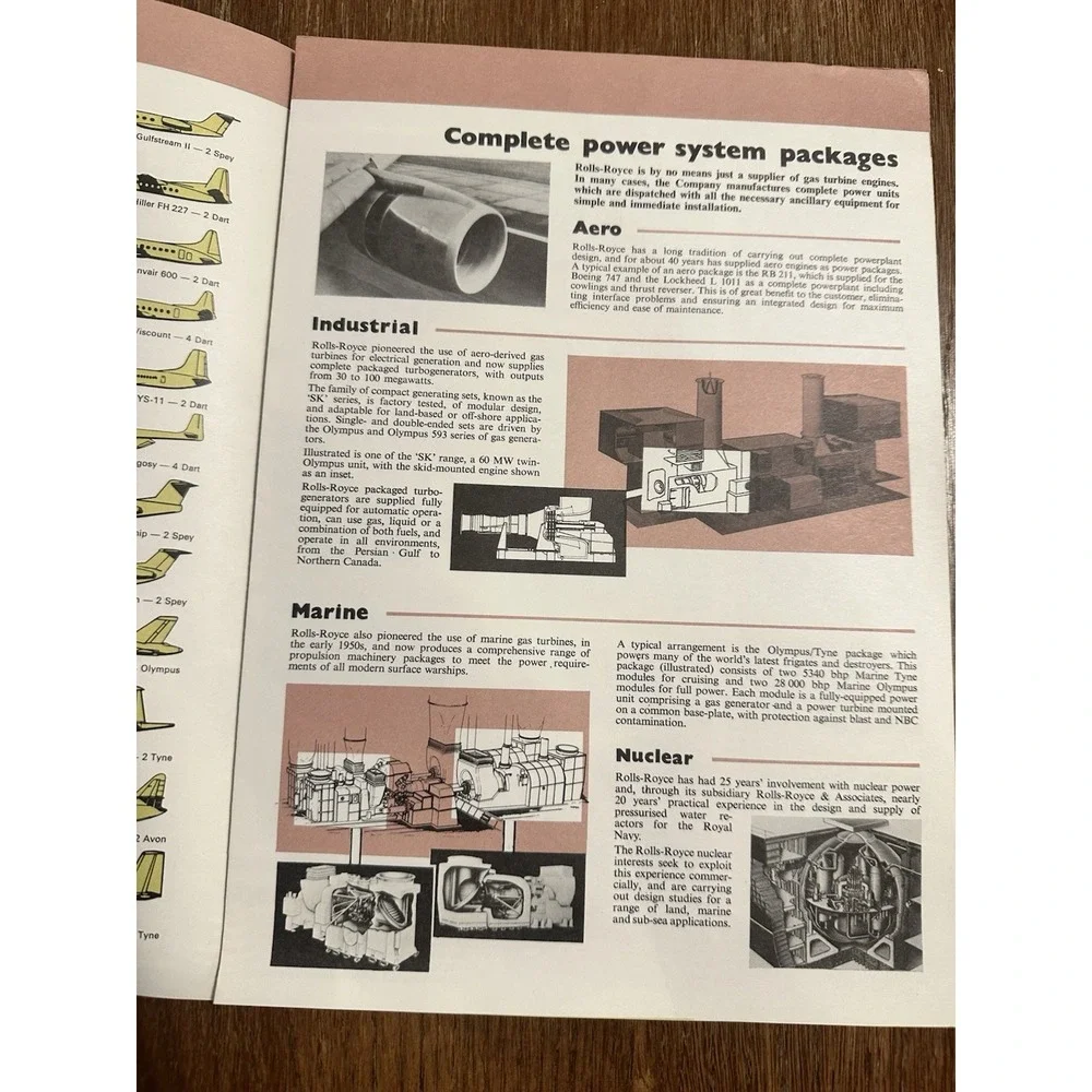 ROLLS ROYCE Technology Aviation Publicity Brochure Dec 1978